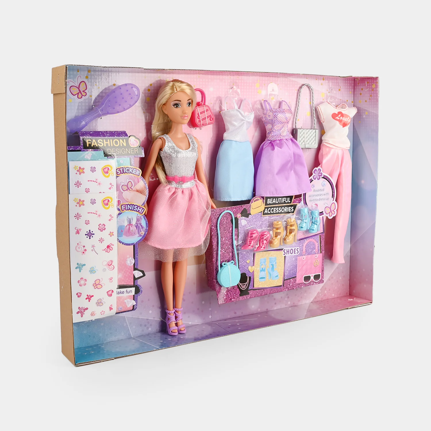 11.5" Lovely Fashion Doll with Accessories Set - Image 5