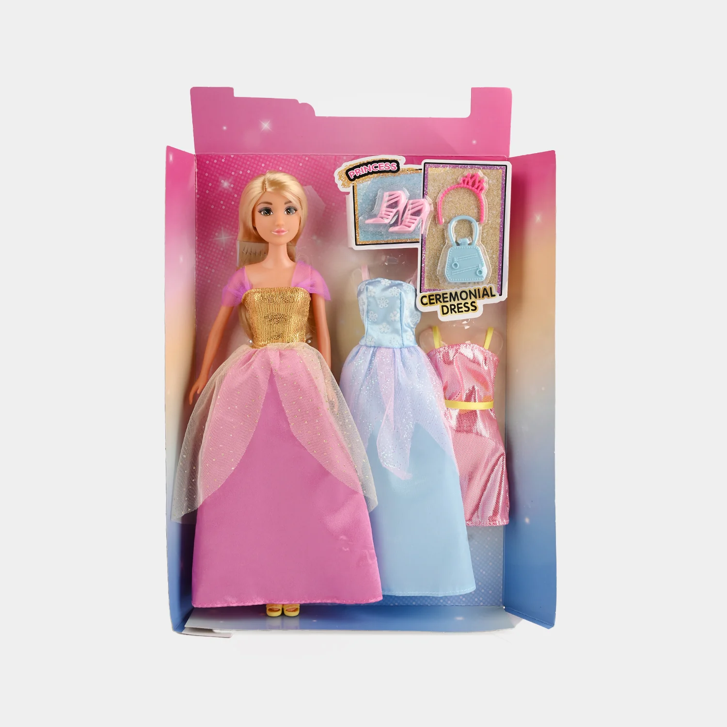 11.5" Lovely Fashion Doll with Accessories Set - Image 2