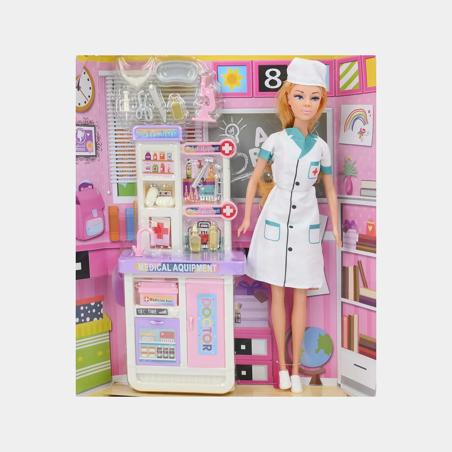 11.5 Inch Doll With Medical Table - Image 2