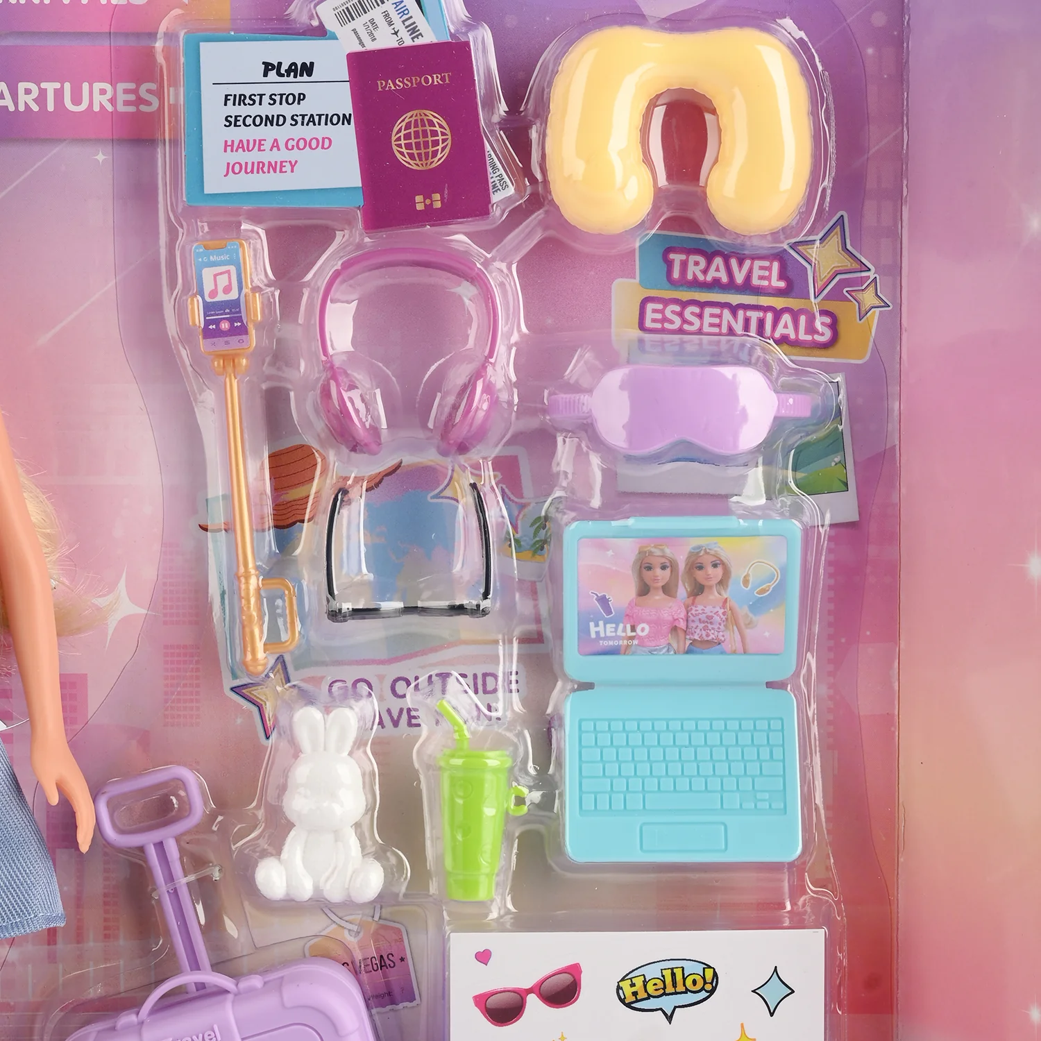 11.5" Lovely Fashion Doll with Accessories Set - Image 5