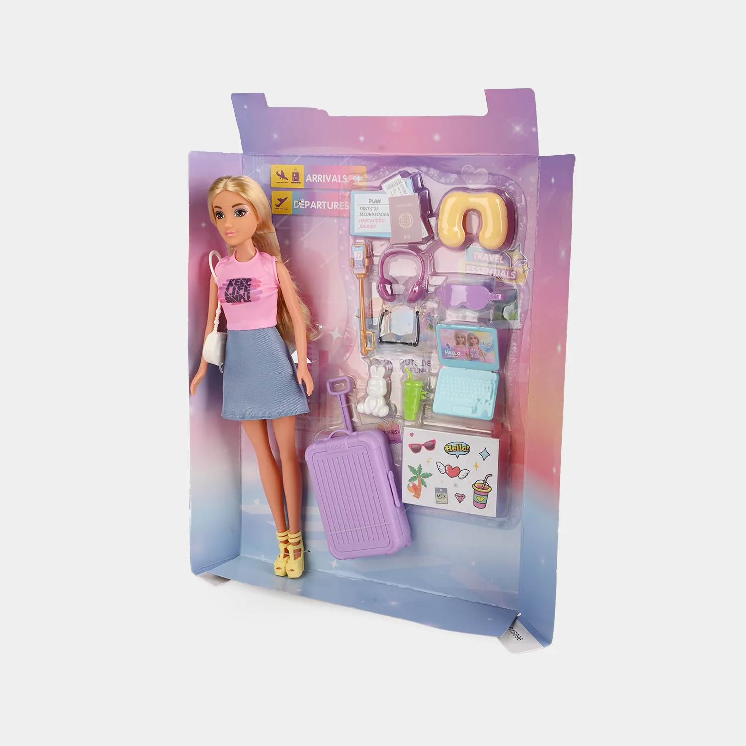 11.5" Lovely Fashion Doll with Accessories Set - Image 6