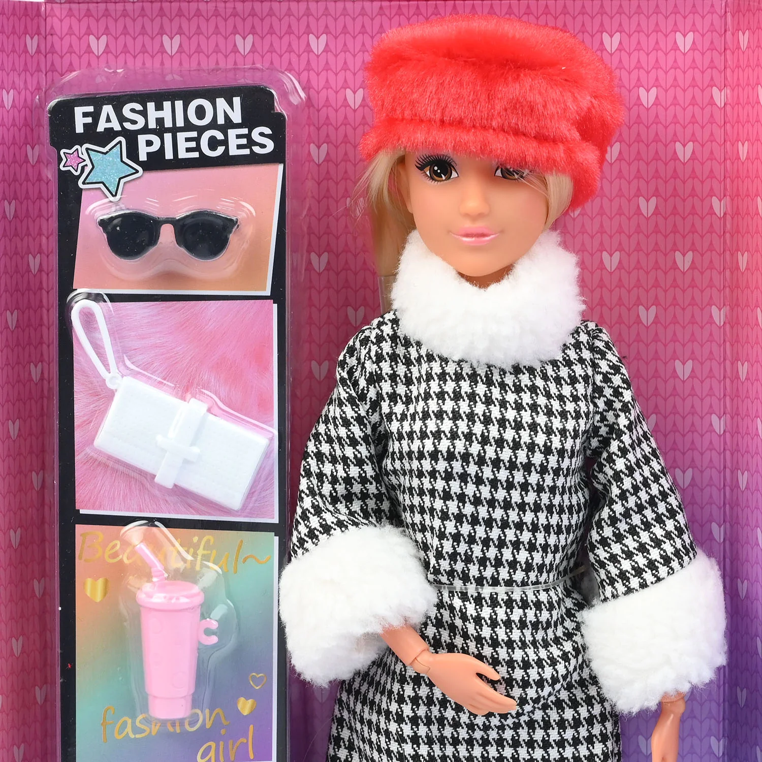 11.5" Lovely Fashion Doll with Accessories Set - Image 3