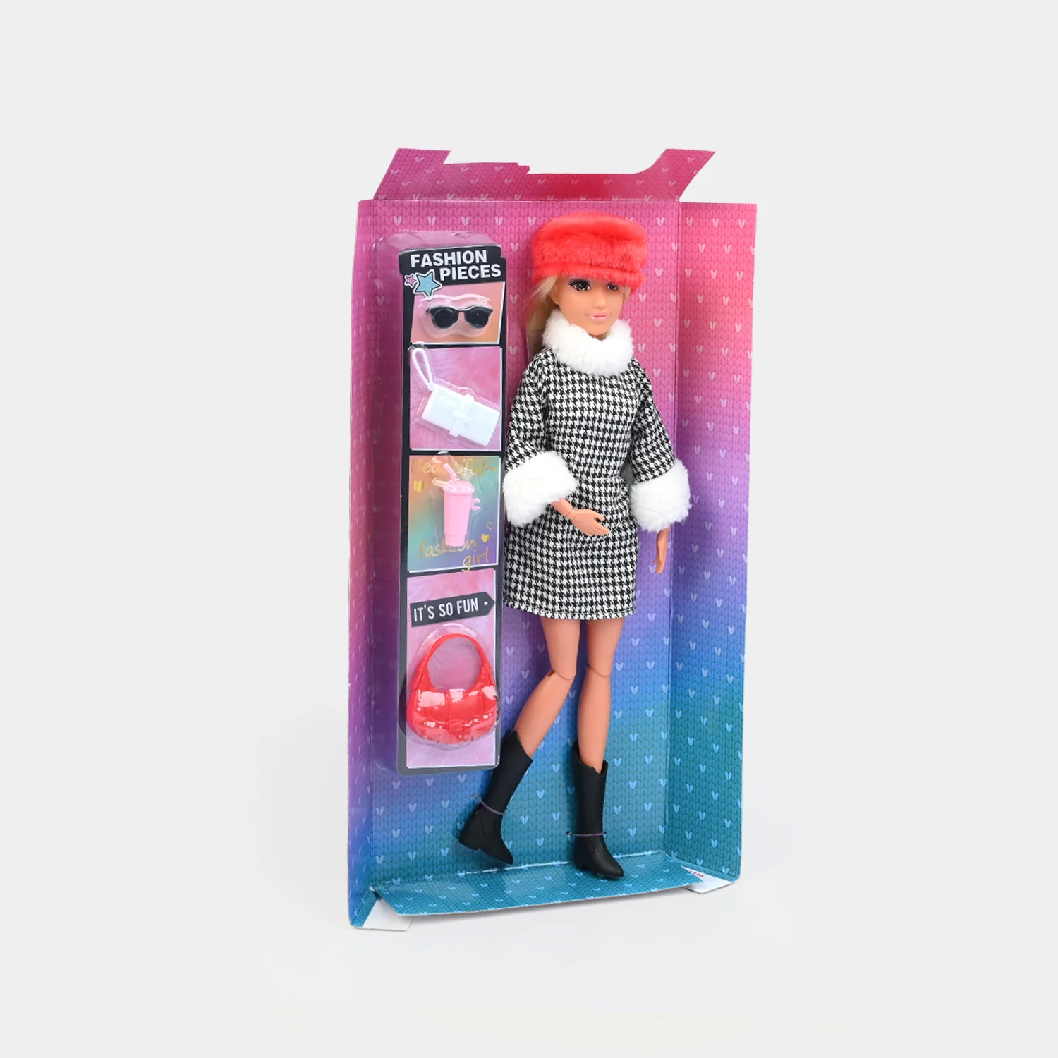 11.5" Lovely Fashion Doll with Accessories Set - Image 4