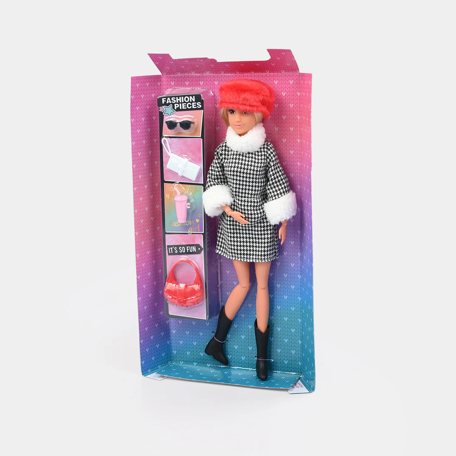 11.5" Lovely Fashion Doll with Accessories Set - Image 5