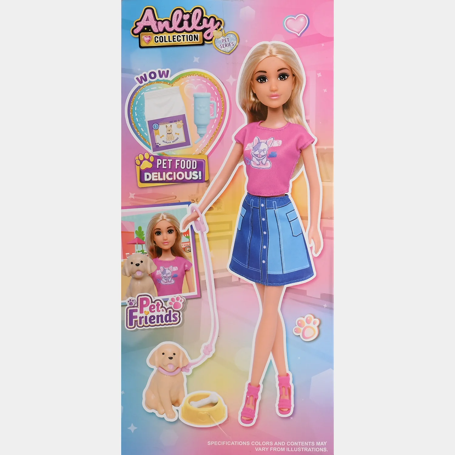 11.5" Lovely Fashion Doll with Accessories Set - Image 7