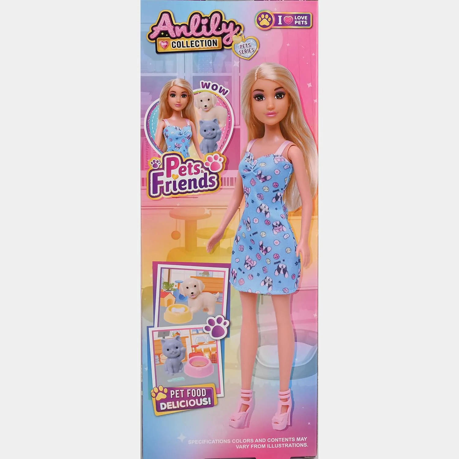 11.5" Lovely Fashion Doll with Accessories Set - Image 6