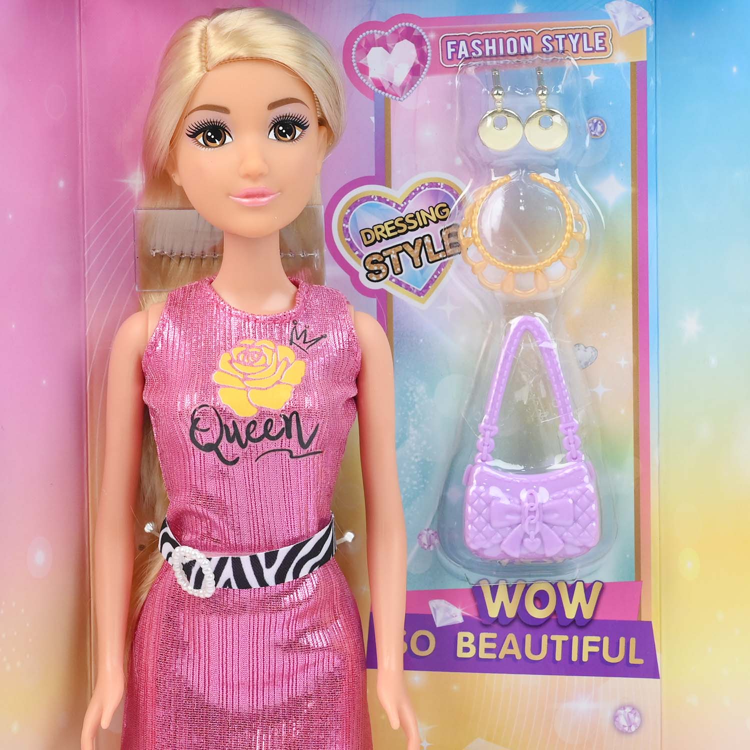 11.5" Lovely Fashion Doll with Accessories Set - Image 3