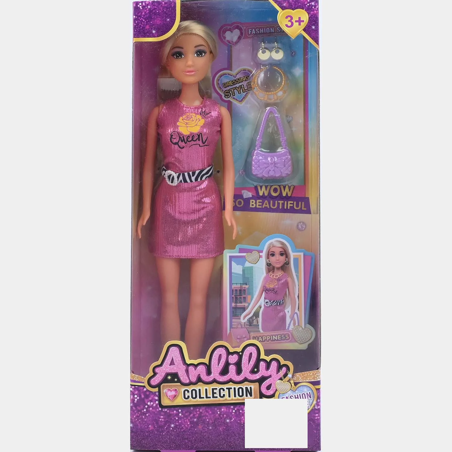 11.5" Lovely Fashion Doll with Accessories Set - Image 5