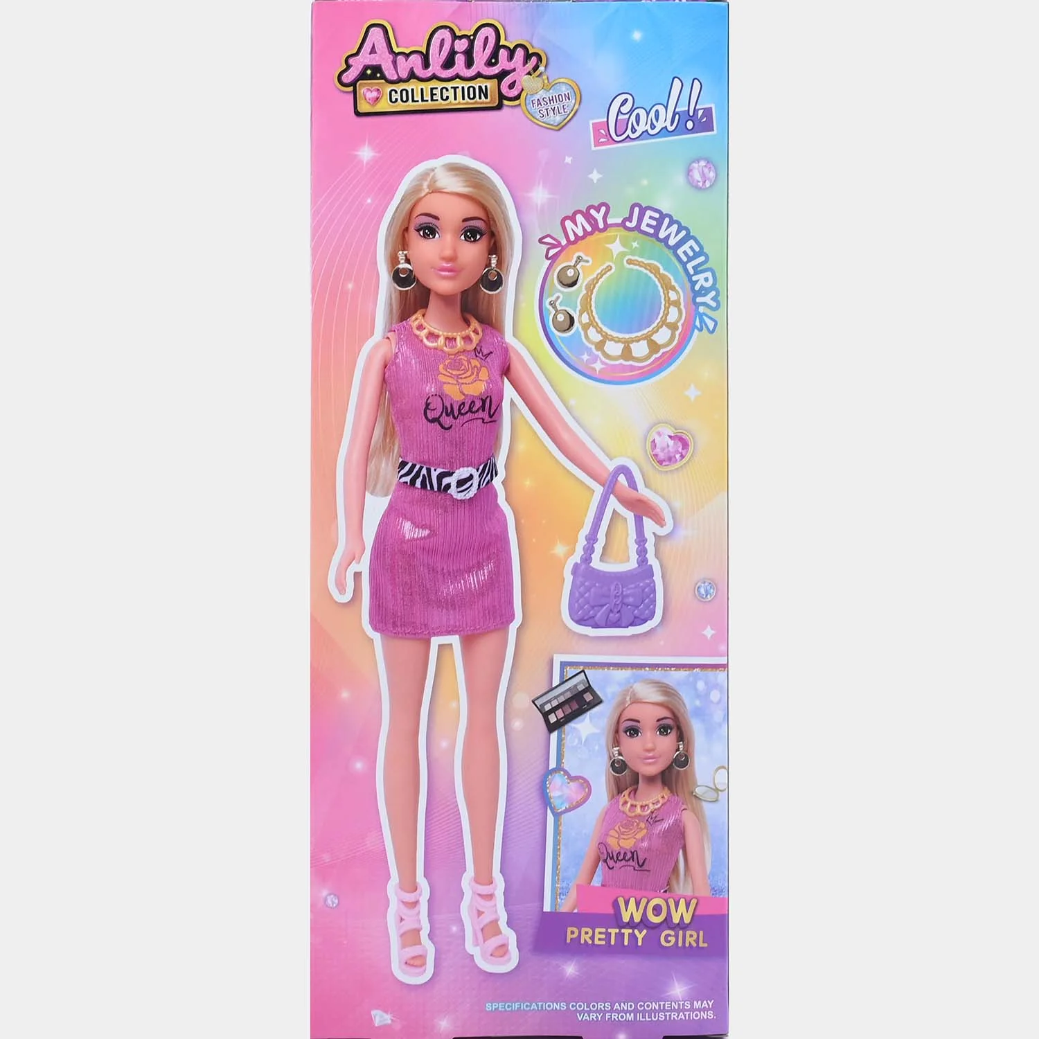 11.5" Lovely Fashion Doll with Accessories Set - Image 6