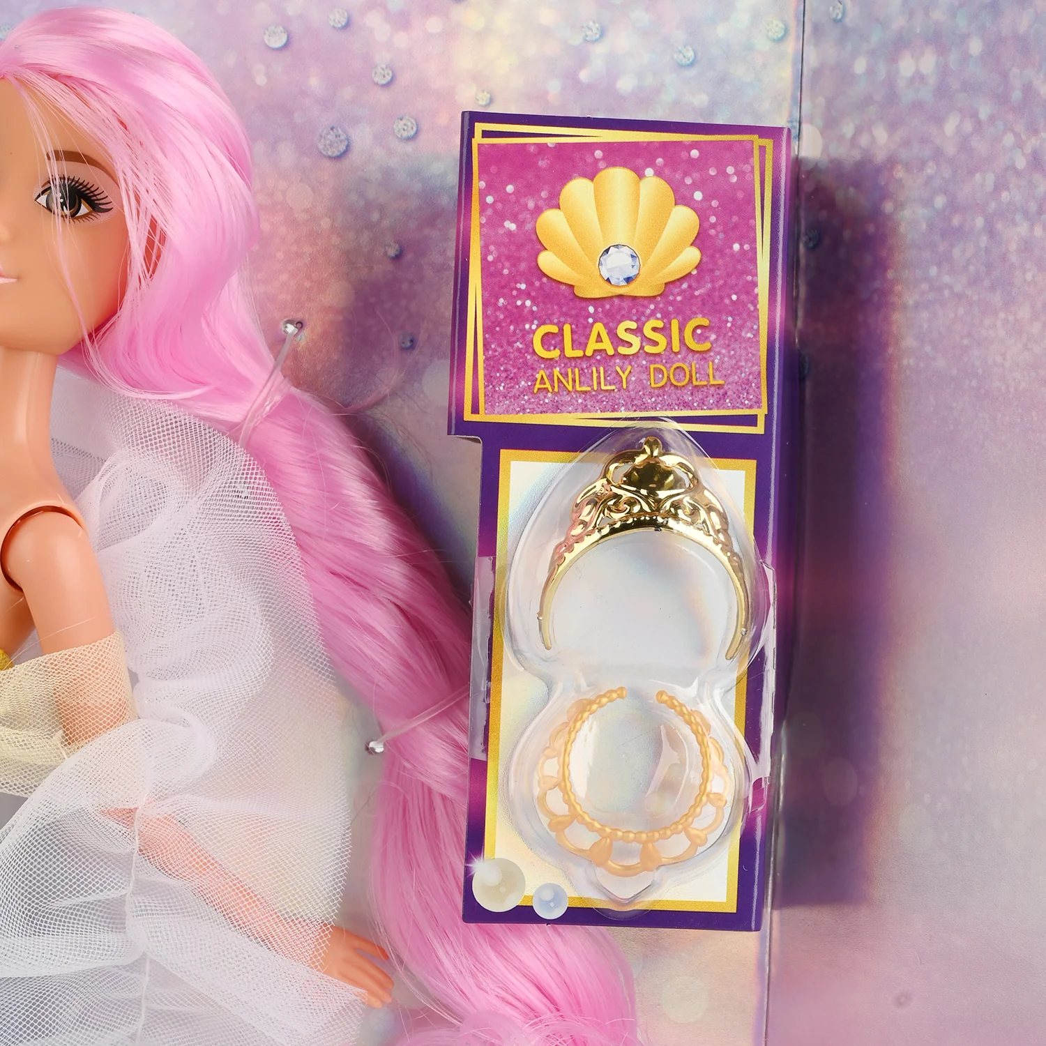 11.5" Lovely Fashion Doll with Accessories Set - Image 4