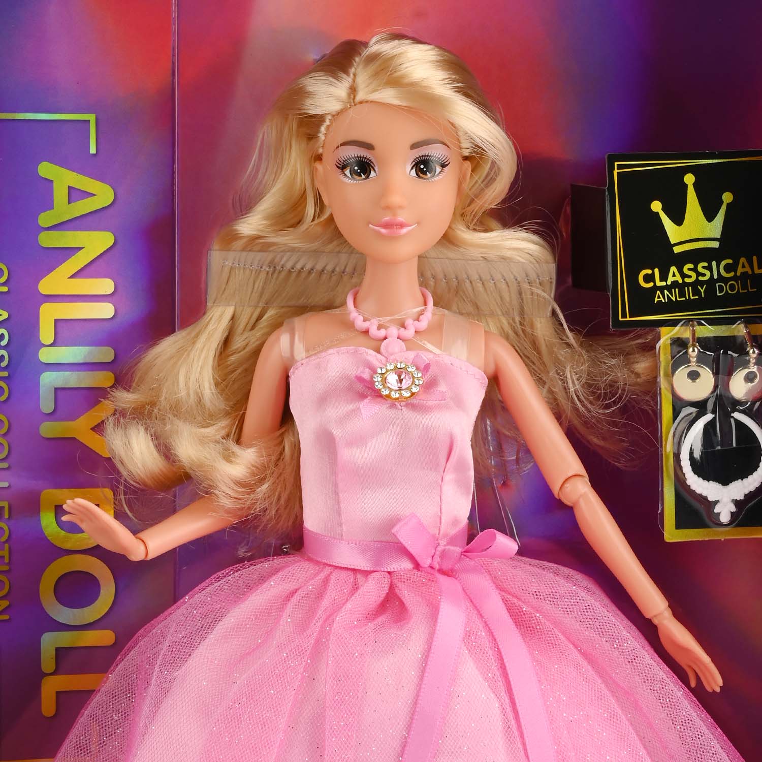 11.5" Lovely Fashion Doll with Accessories Set - Image 3