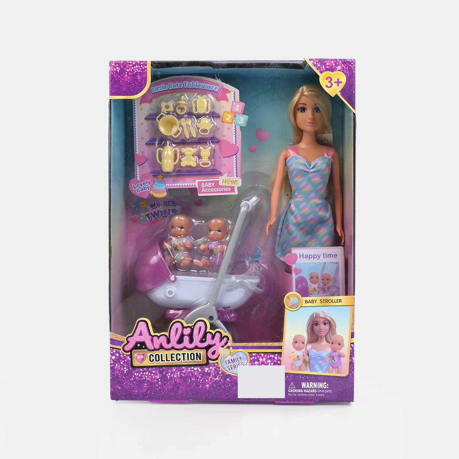 11.5" Lovely Fashion Doll with Accessories Set - Image 6