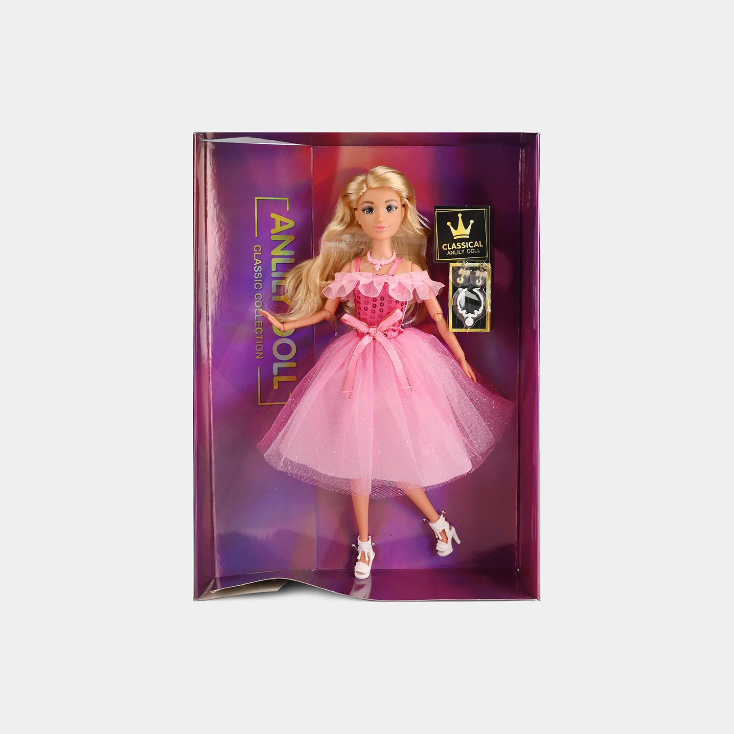 11.5" Lovely Fashion Doll with Accessories Set - Image 2