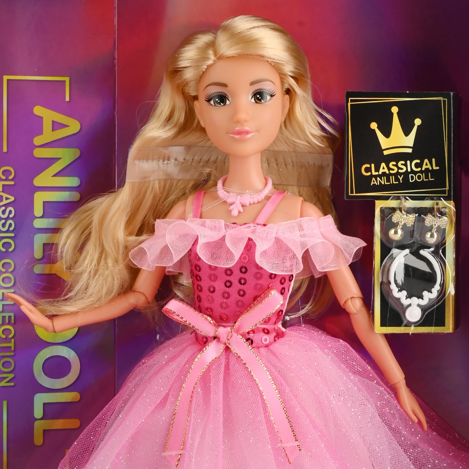 11.5" Lovely Fashion Doll with Accessories Set - Image 3