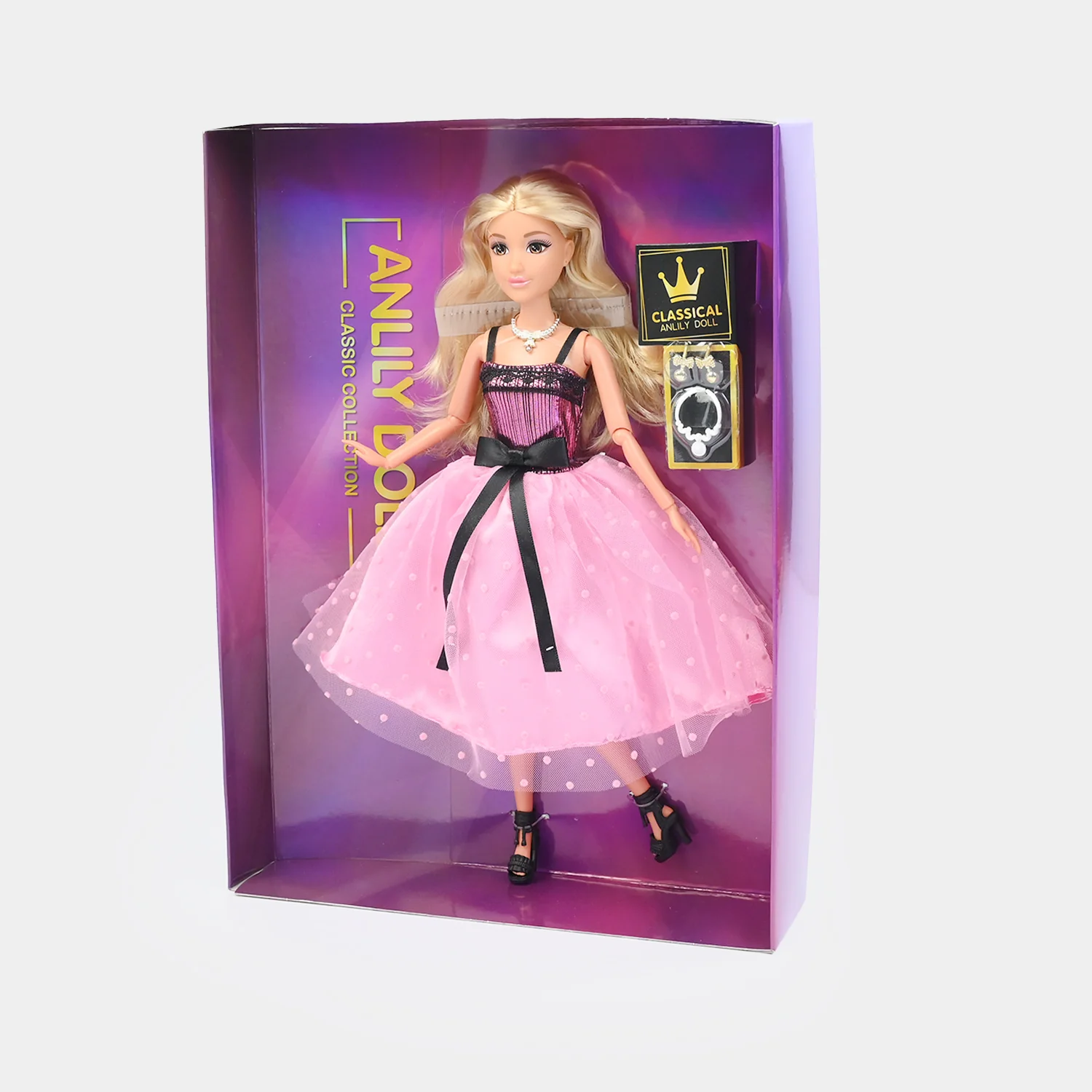 11.5" Lovely Fashion Doll with Accessories Set - Image 4