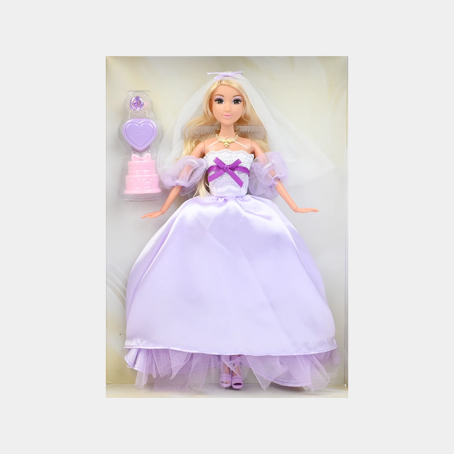 11.5" Lovely Fashion Doll with Accessories Set - Image 2