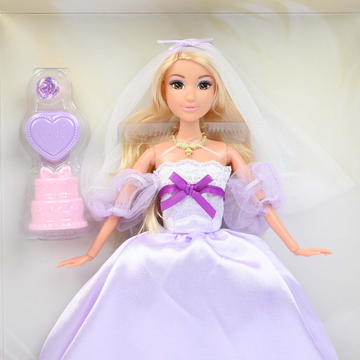 11.5" Lovely Fashion Doll with Accessories Set - Image 3
