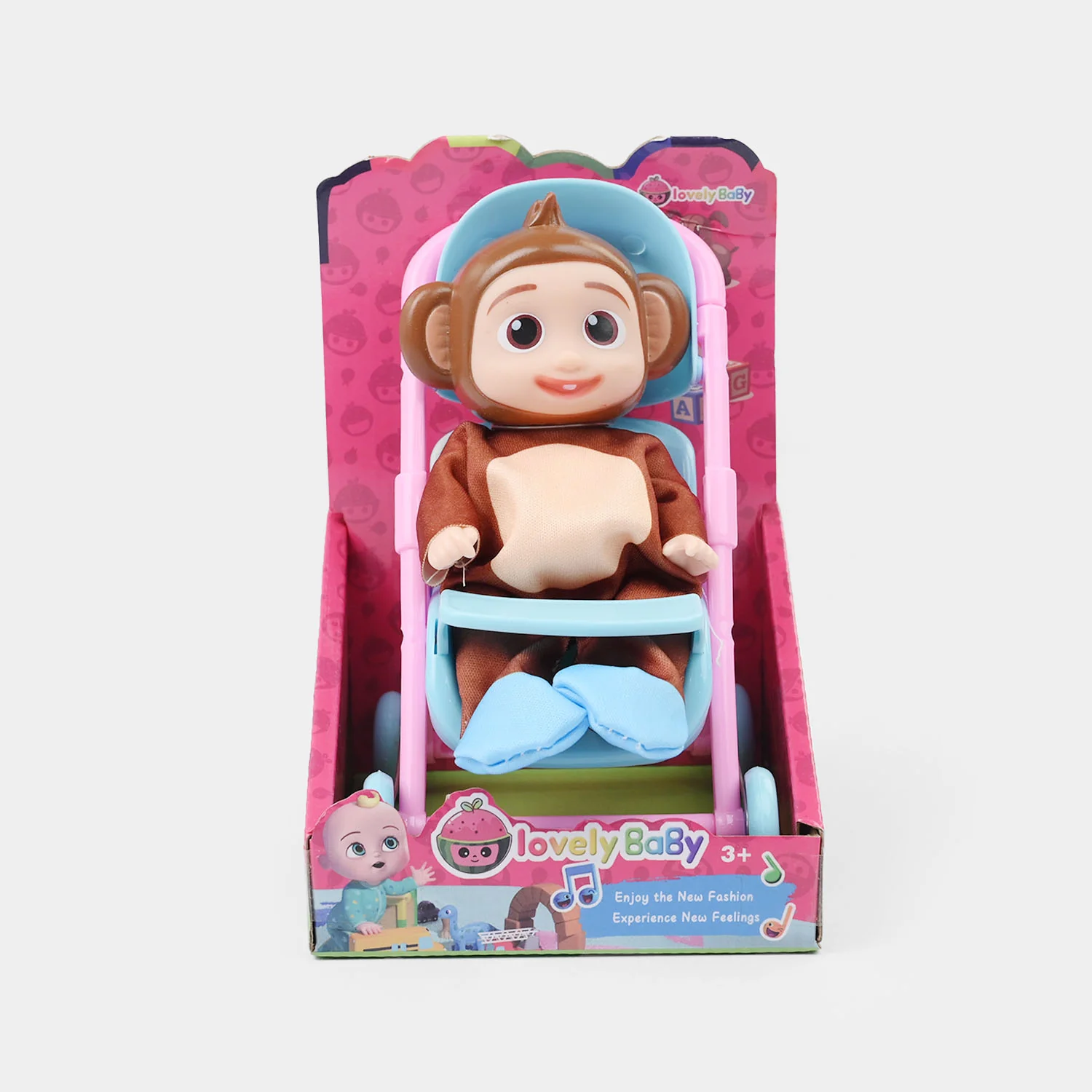 Doll with Toy Stroller Play Set - Image 5