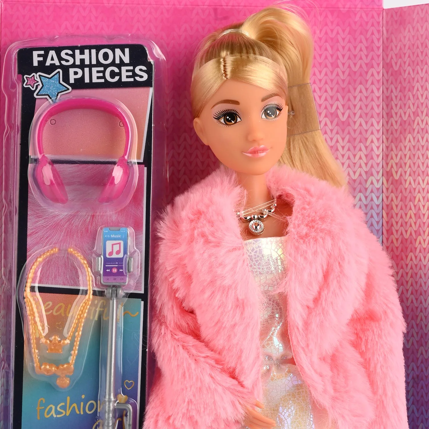 11.5" Lovely Fashion Doll with Accessories Set - Image 4