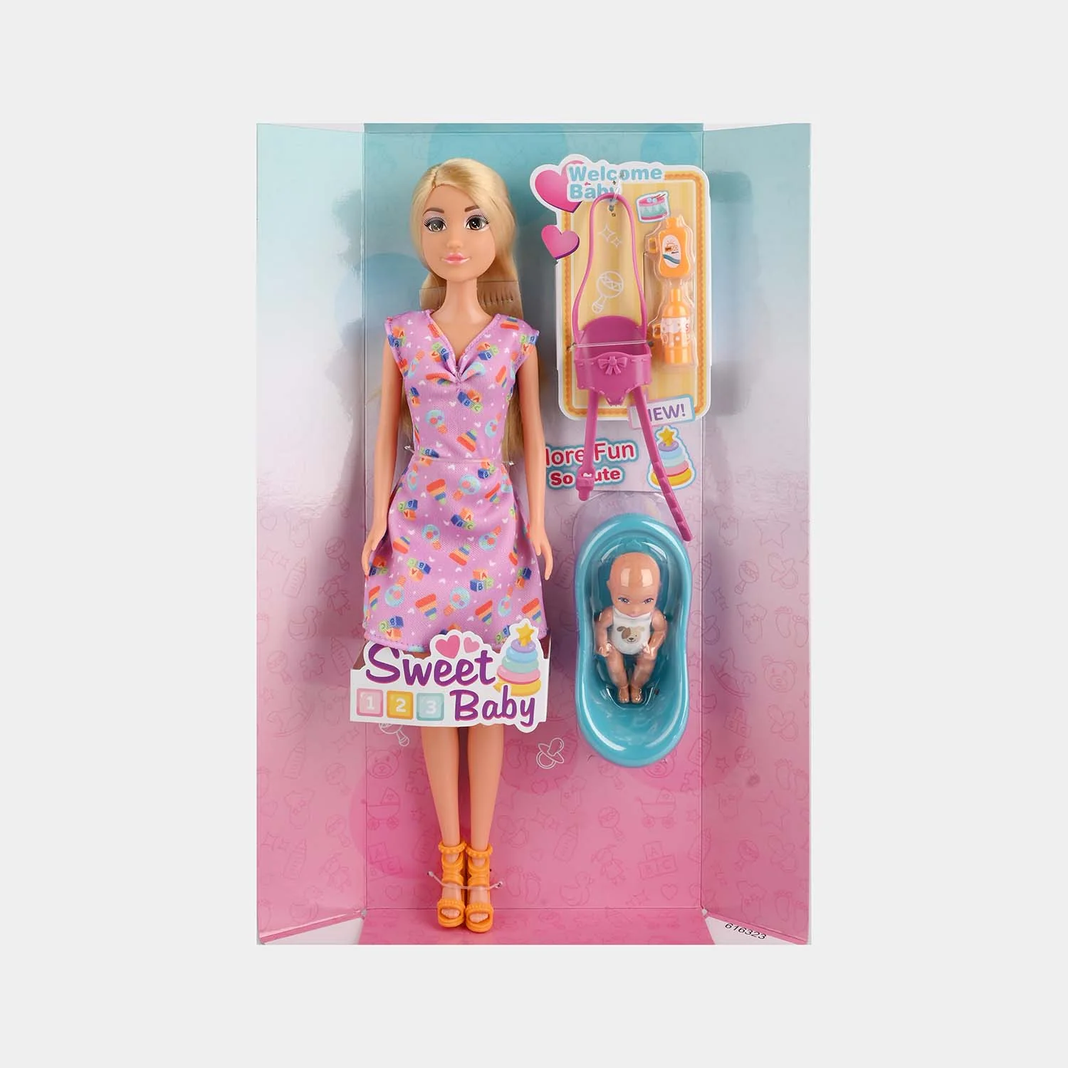 11.5" Lovely Fashion Doll with Accessories Set - Image 2