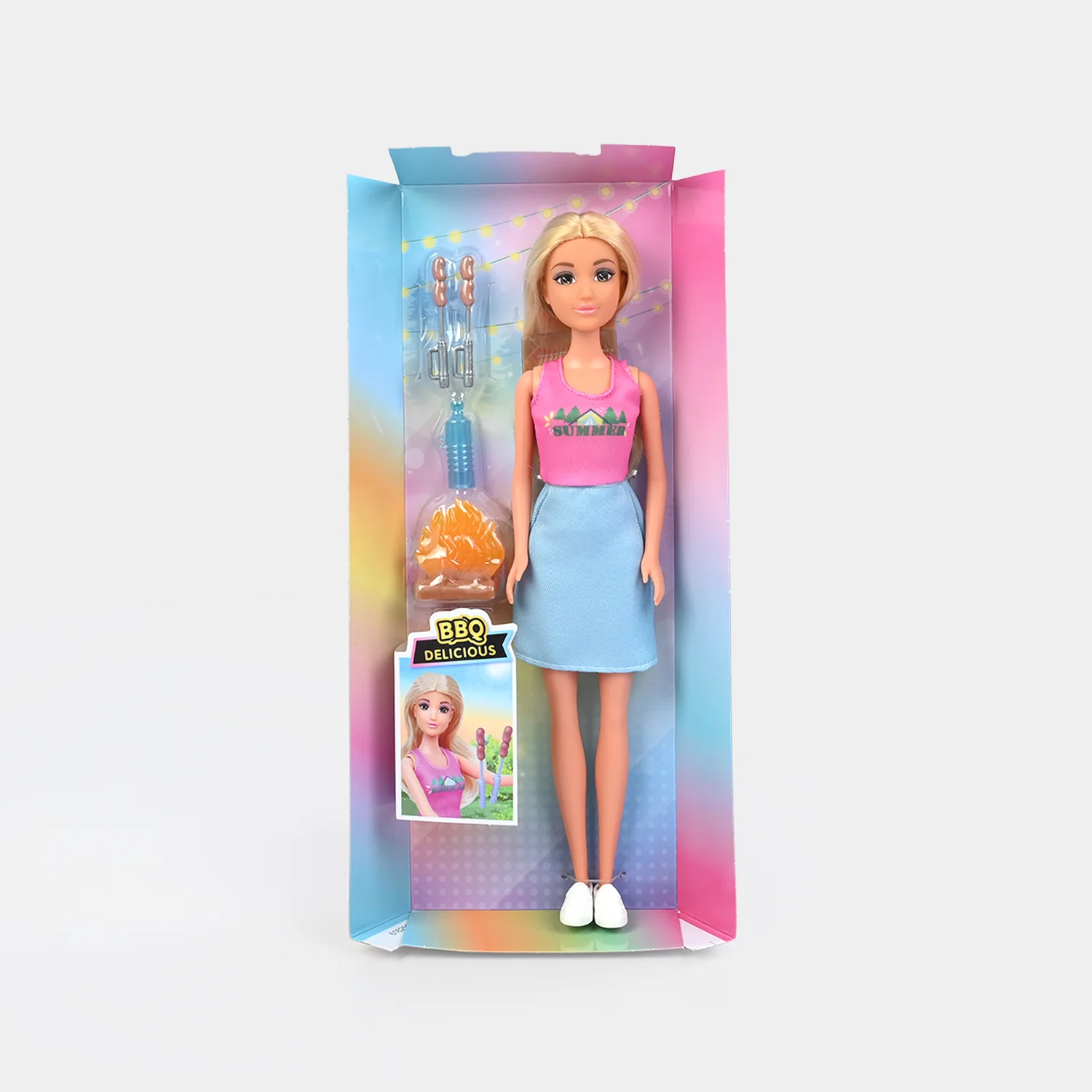11.5" Lovely Fashion Doll with Accessories Set - Image 2