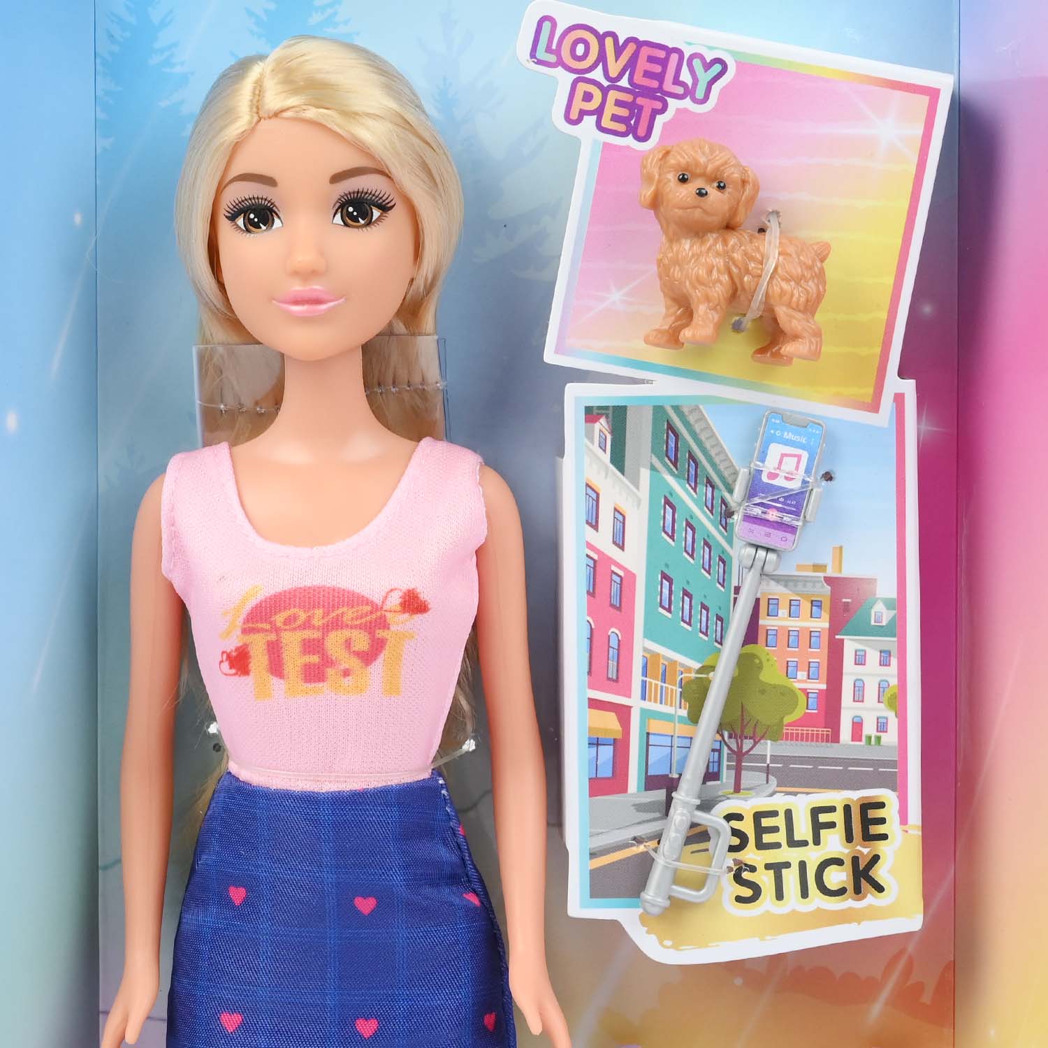 11.5" Lovely Fashion Doll with Accessories Set - Image 3