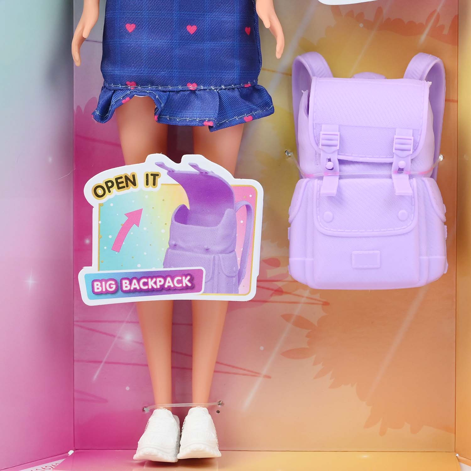 11.5" Lovely Fashion Doll with Accessories Set - Image 4