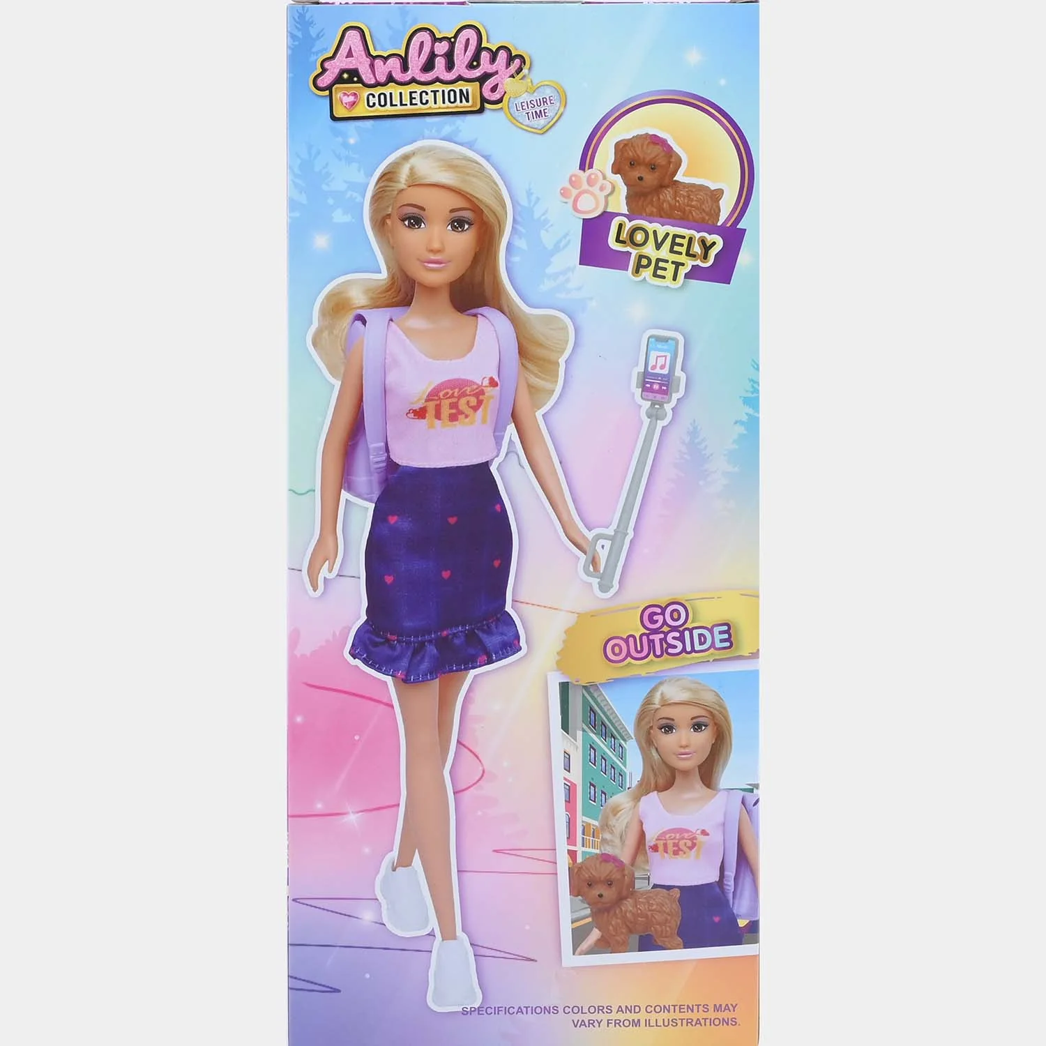 11.5" Lovely Fashion Doll with Accessories Set - Image 7