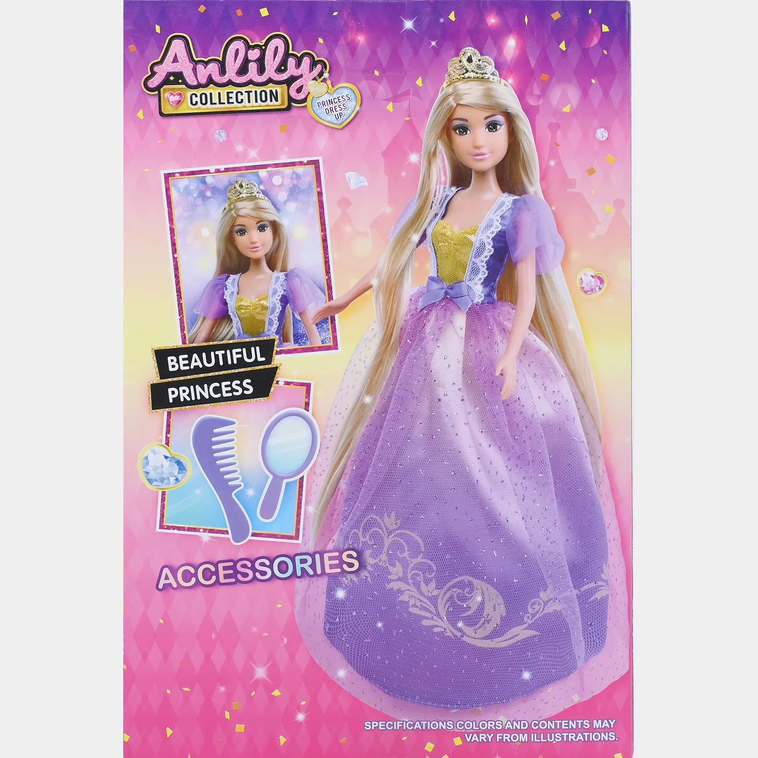 11.5" Lovely Fashion Doll with Accessories Set - Image 6