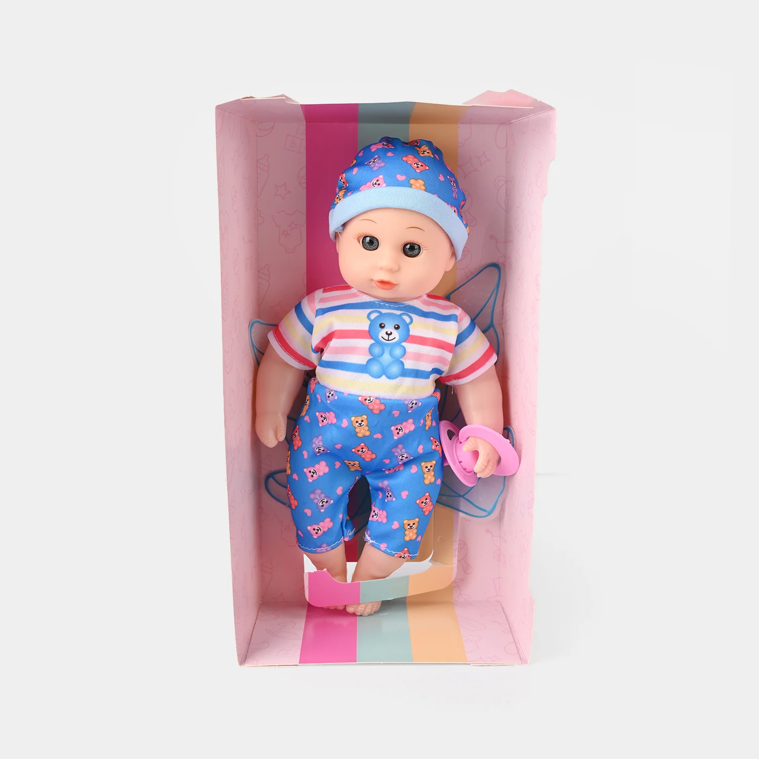 12 Inch Baby Doll With Pacifier - Image 3