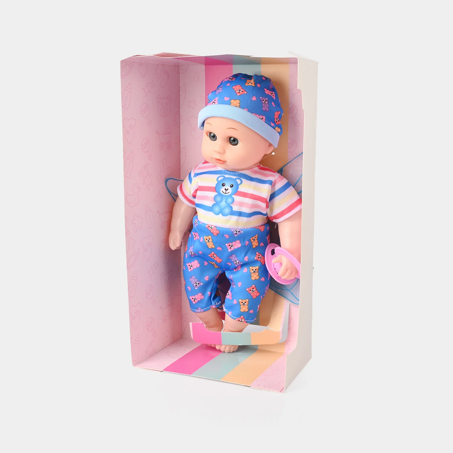 12 Inch Baby Doll With Pacifier - Image 4