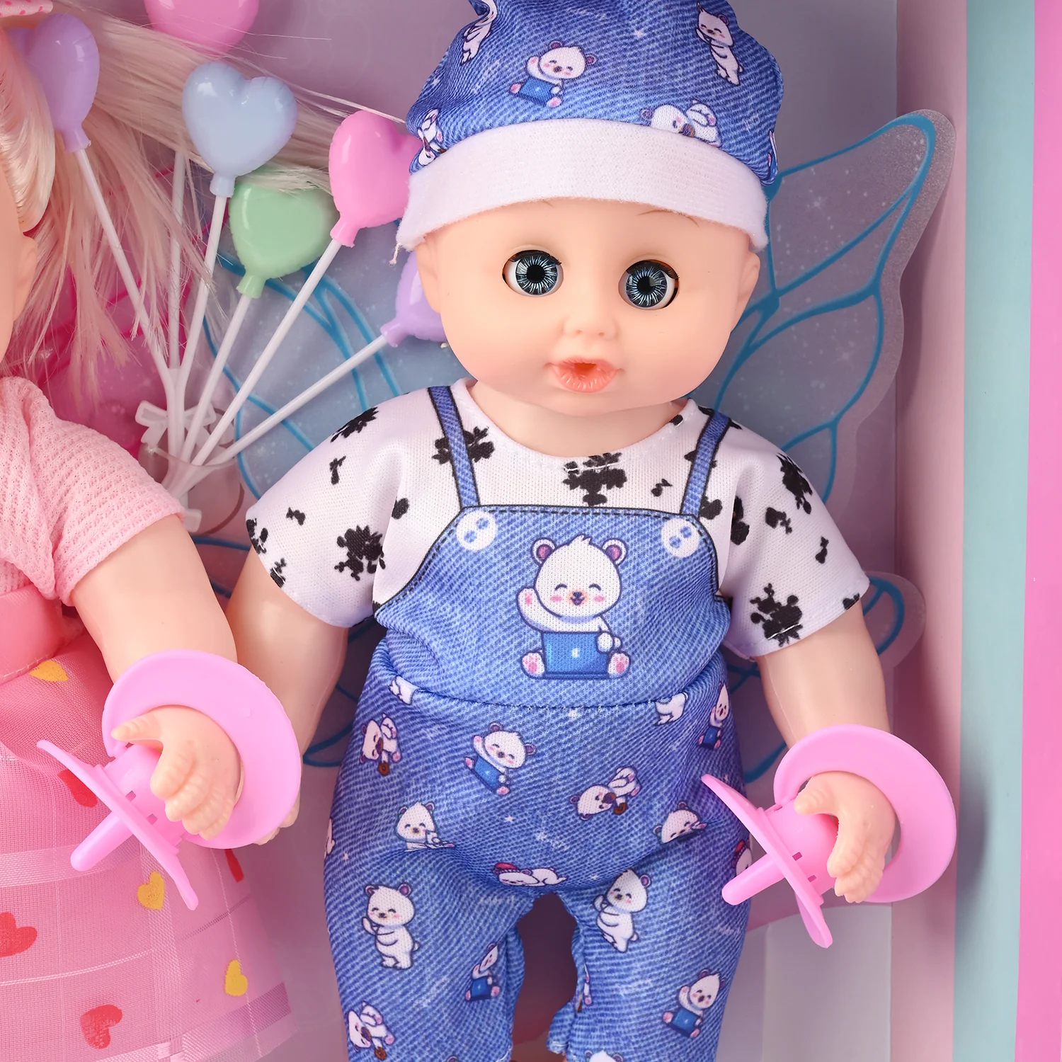 12 Inch Angel Dolls W/Pacifier 622A - Image 4
