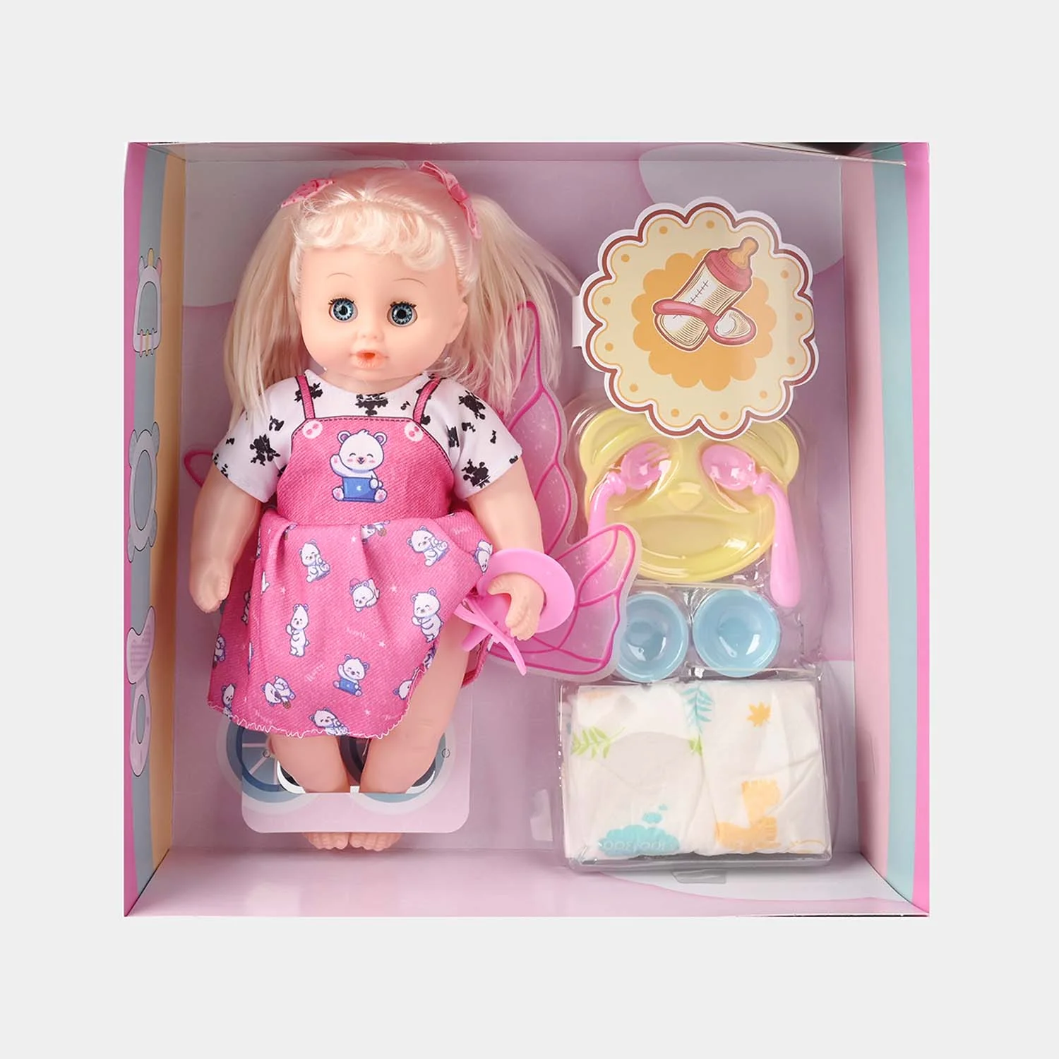 Cute Doll Set with Playful Accessories - Image 2