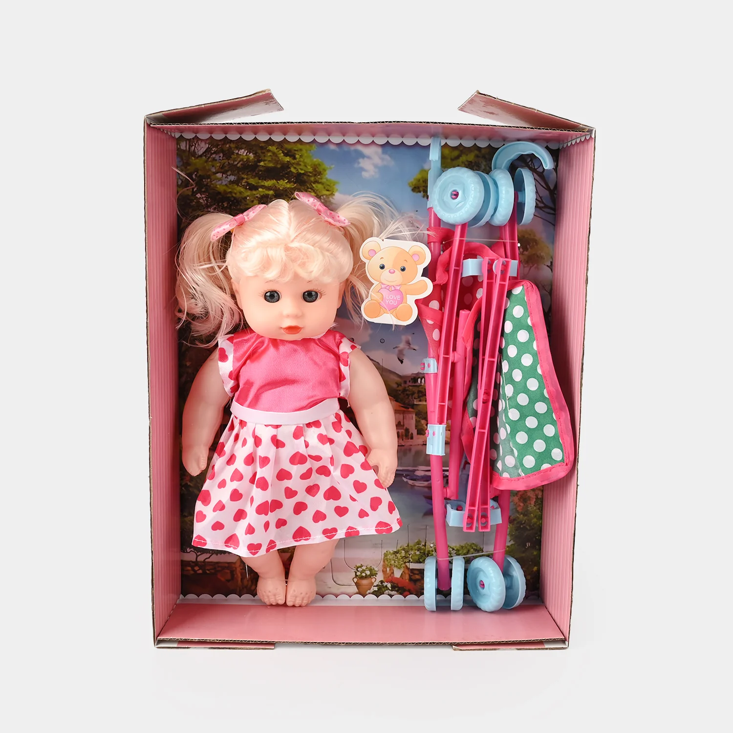 Cute Doll Set with Playful Accessories - Image 2