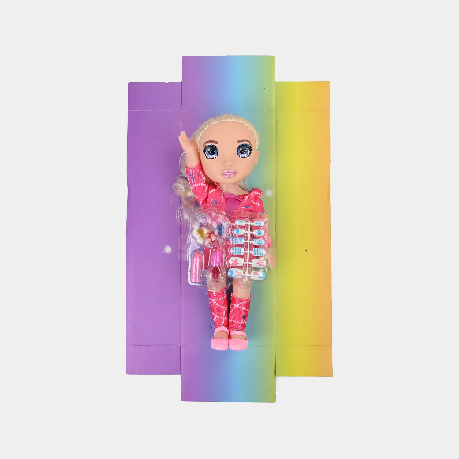 Fashion Doll Makeup Nail Polish with Light & Music - Image 2