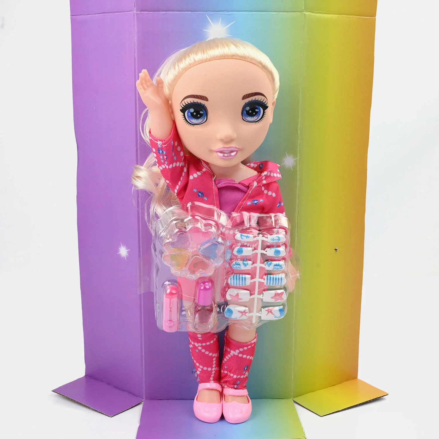 Fashion Doll Makeup Nail Polish with Light & Music - Image 3