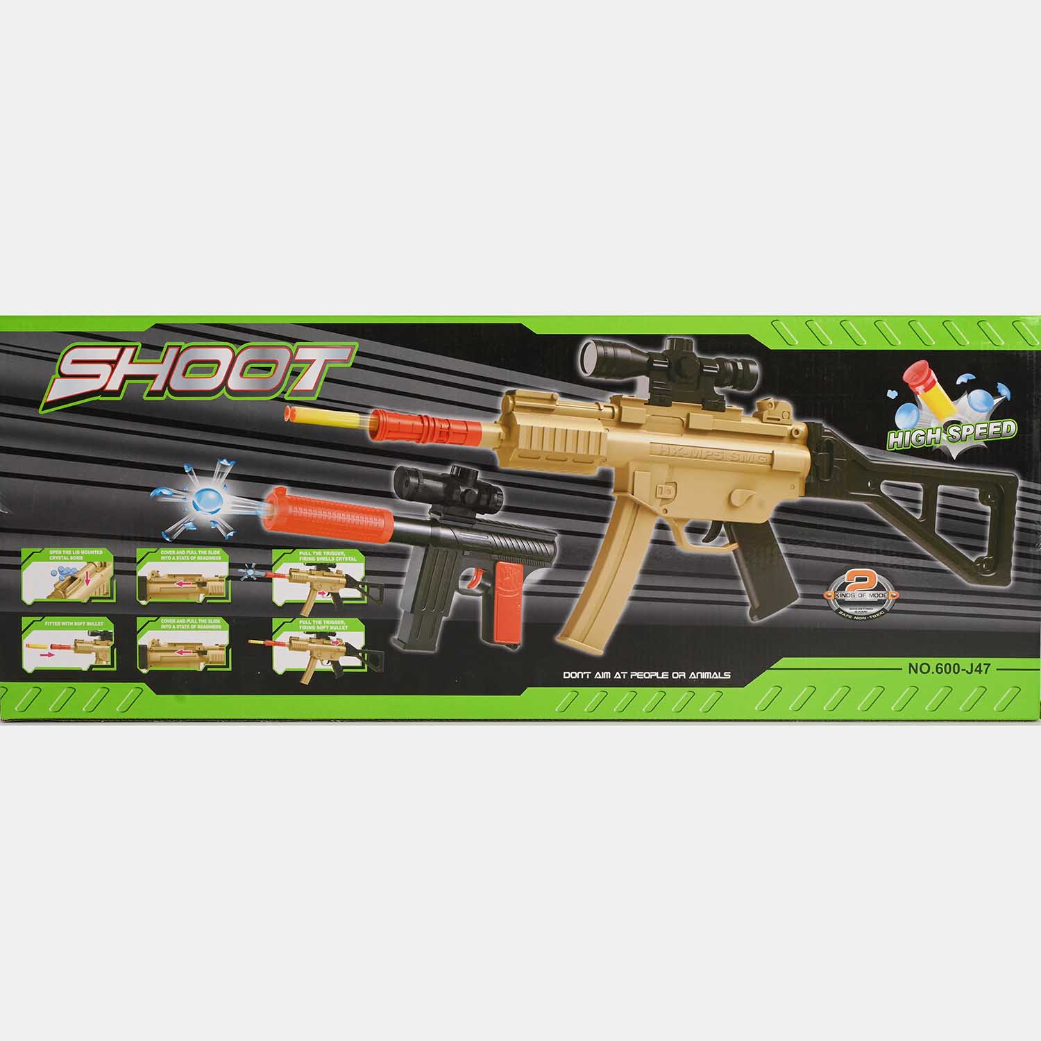 2in1 Soft Bullet & Water Blaster Toy - Image 10