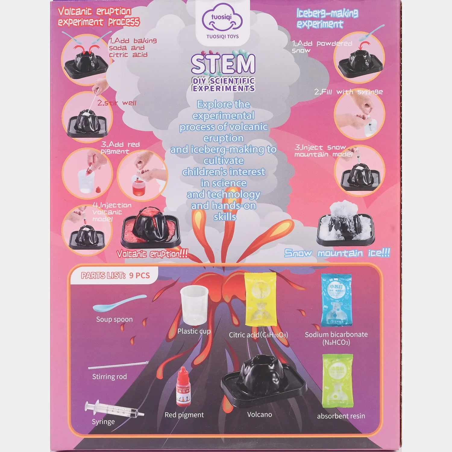 2in1 Volcanic & Iceberg Experiment Toy - Image 6