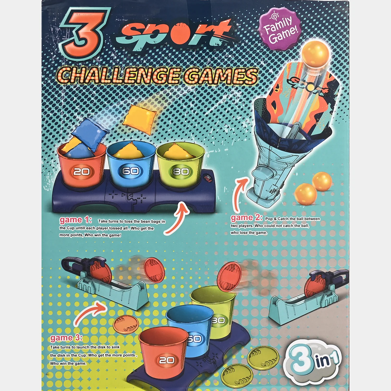 3 Sport Challenge Games β Action-Packed Outdoor & Indoor Activity Set - Image 3