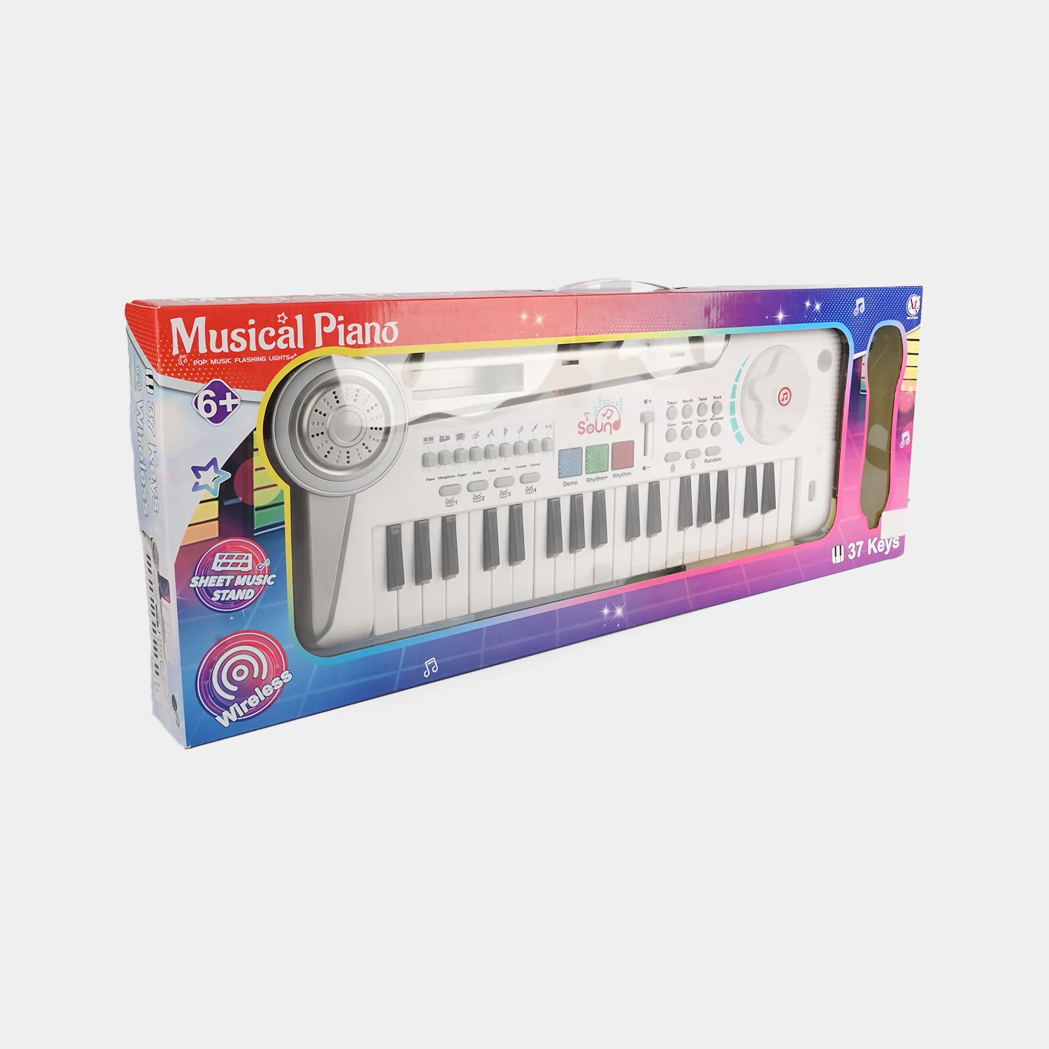 37 Key Electronic Keyboard with Microphone - Image 3