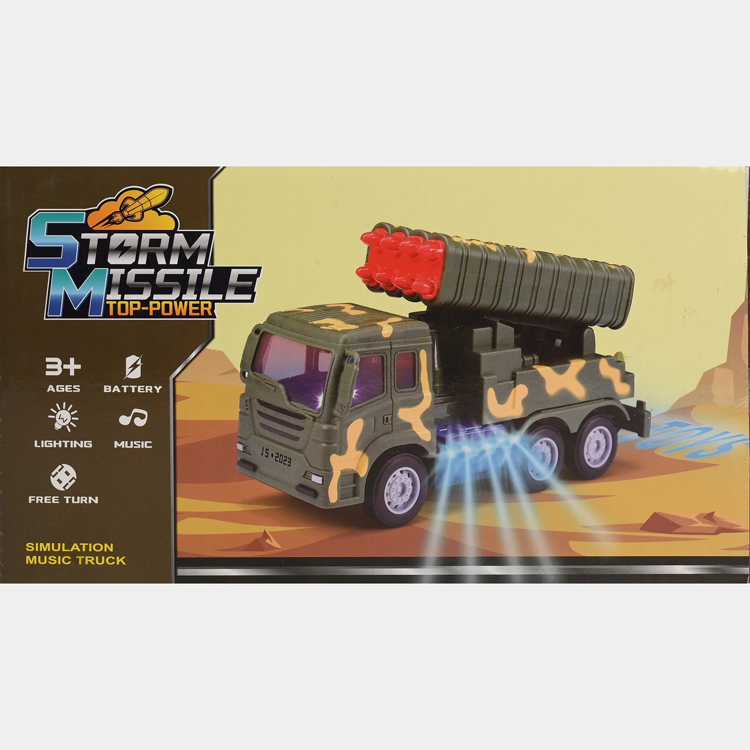 3D Electric Missile Military Vehicle - Image 6