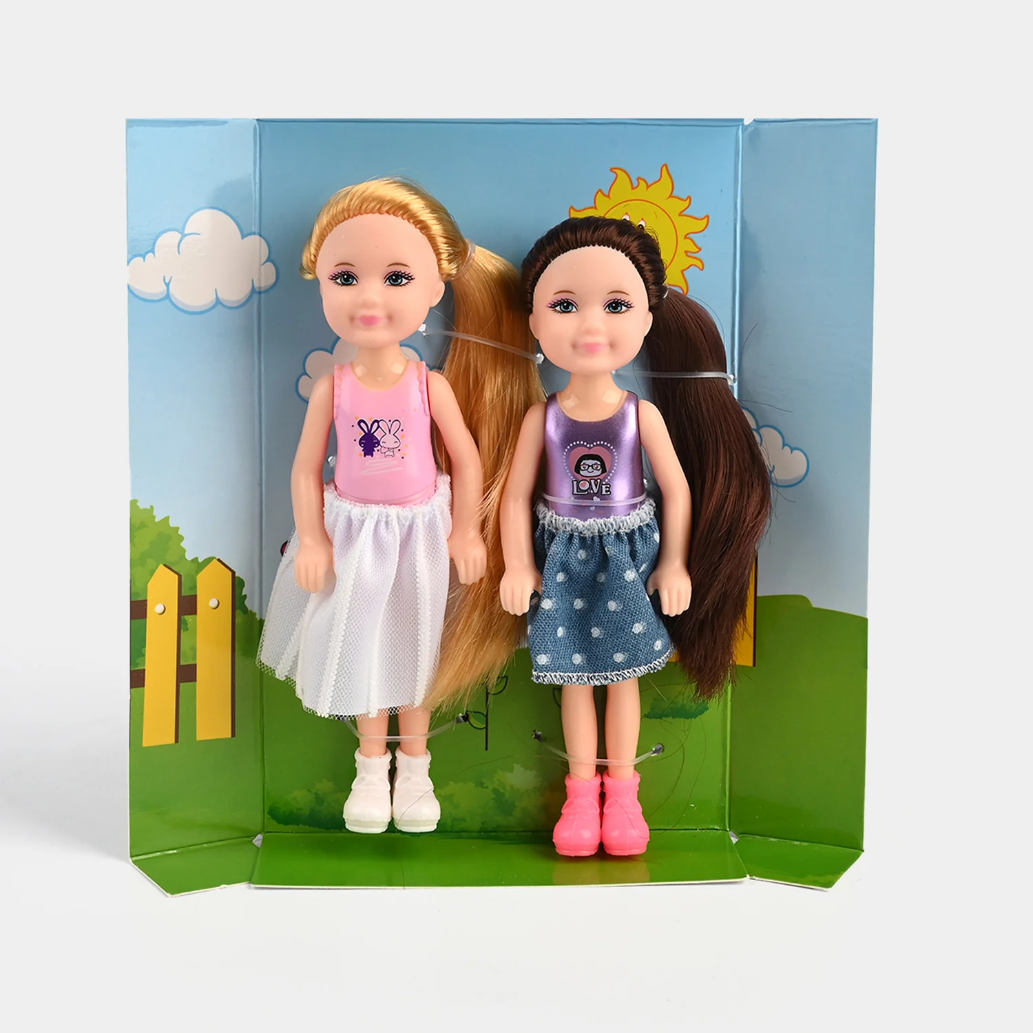 Mini Fashion Doll Set | 2PCs - Image 4