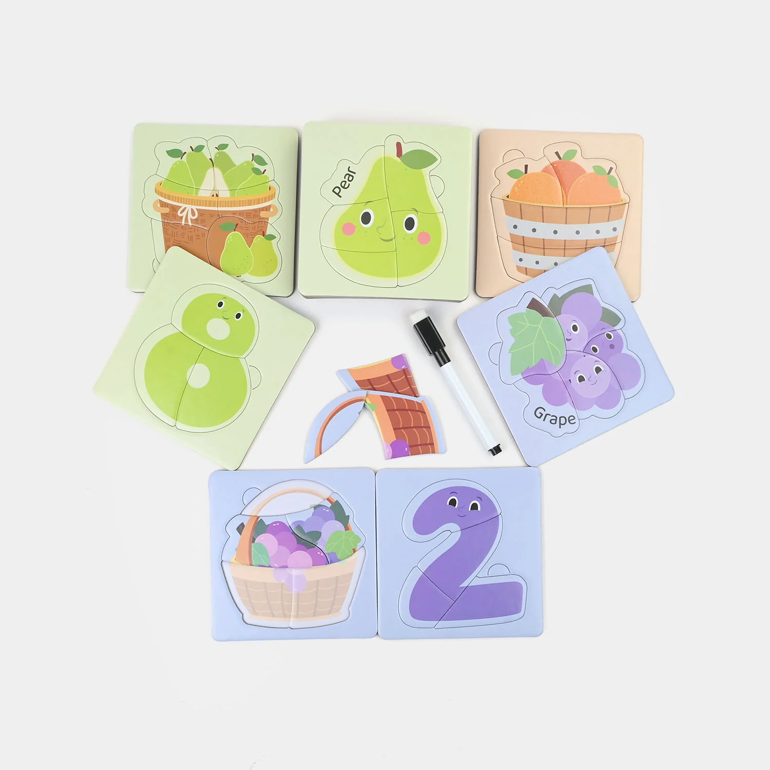 54Pcs Double Layer Cognitive Puzzle - Image 4
