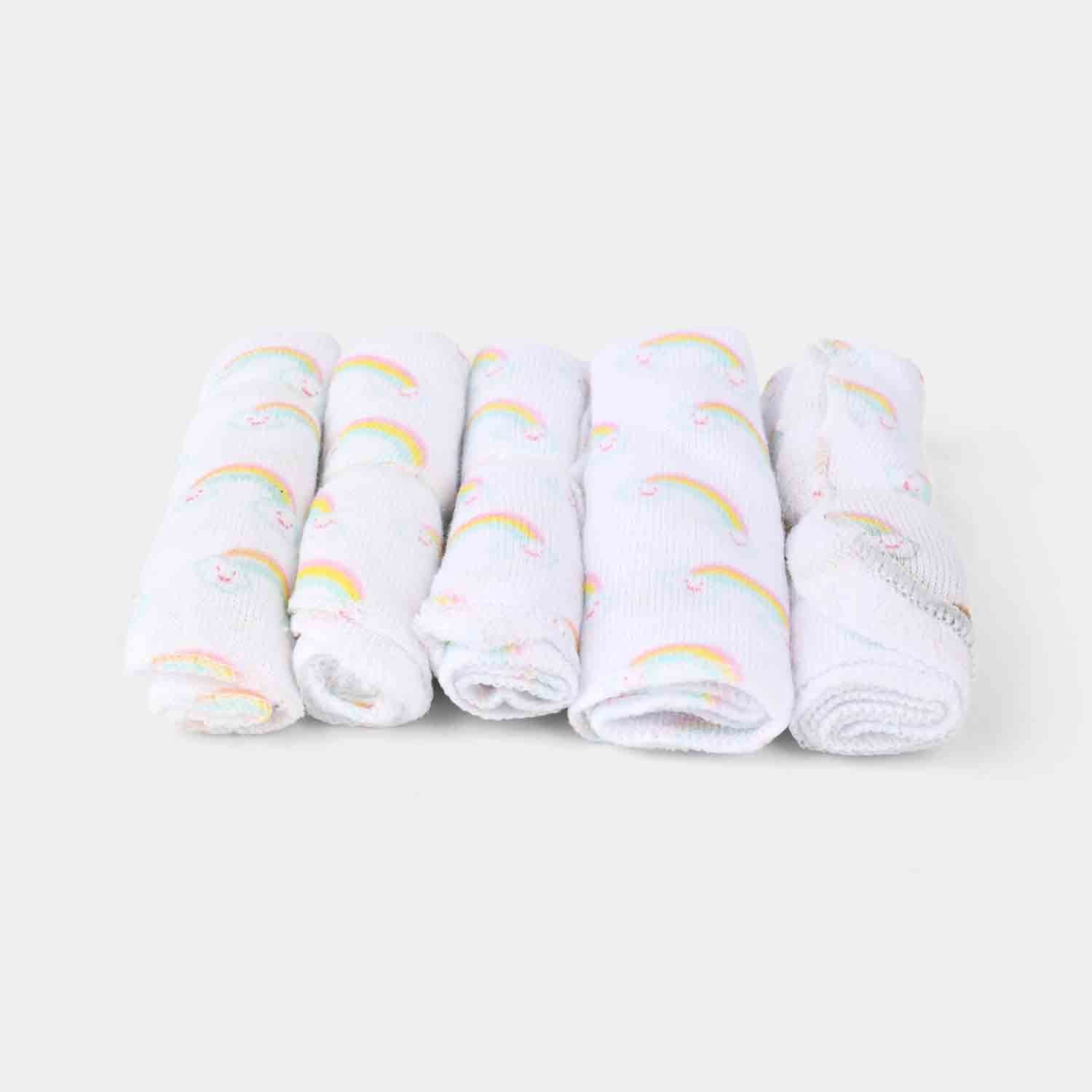 5PCS FACE TOWEL -1074-RAINBOW - Image 2