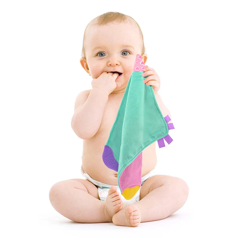 Comforting Activity Blanket - Green/Pink - Image 2