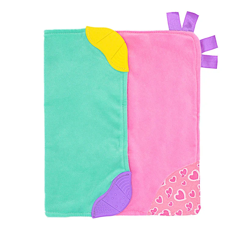 Comforting Activity Blanket - Green/Pink - Image 3