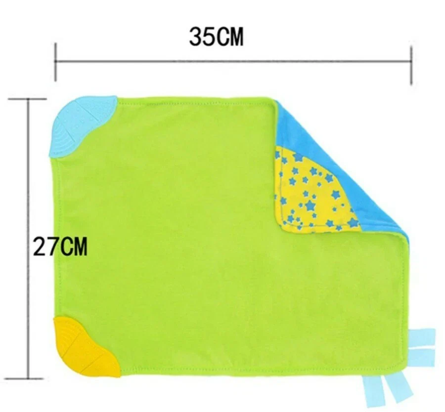 Comforting Activity Blanket - Green/Blue - Image 4