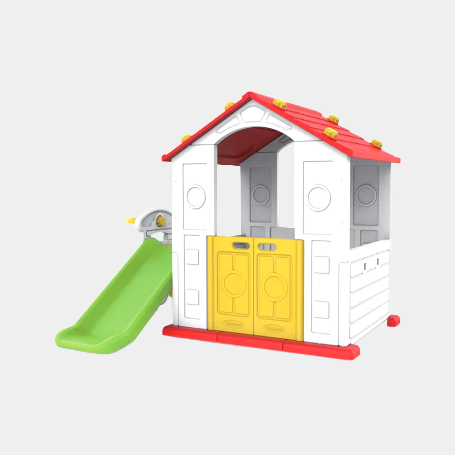 ACTIVITY PLAYHOUSE WITH SLIDE AND BASKETBALL - Image 2