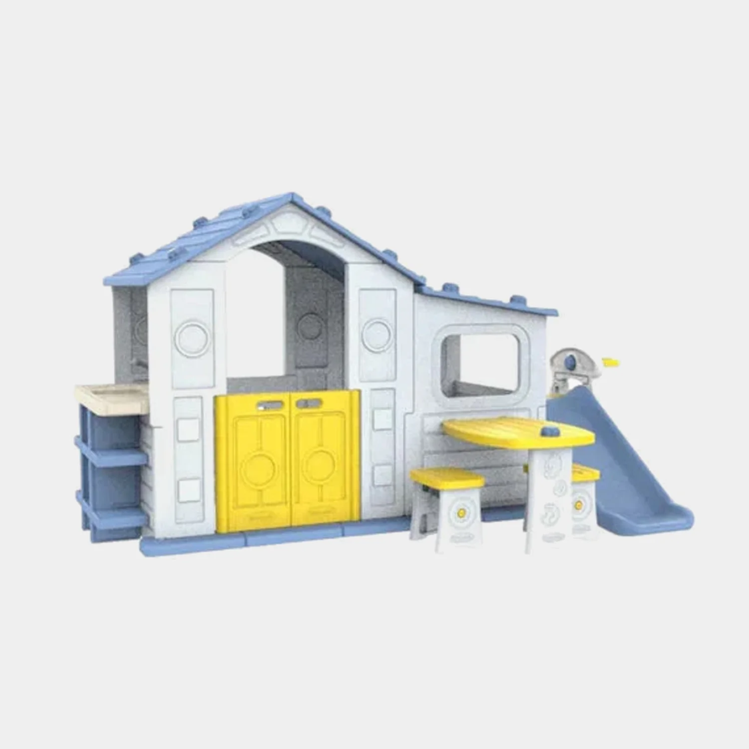 Luxury Style Children's 2 In 1 Playhouse & Slide For kids - Image 2