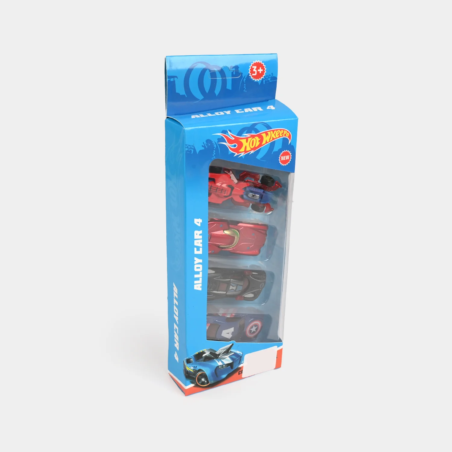 Superhero-Themed Alloy Car 4-Pack - Image 3